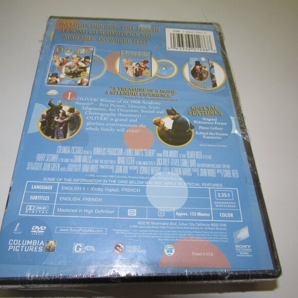 Oliver! DVD & CD Gift Set (1968 Musical, Special Collector’s Edition, Sealed) - Picture 3 of 5